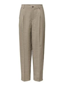 ONLY Spodnie chino w kolorze beżowym rozmiar: XS/L32. Brązowe chinosy ONLY, bez wzorów. Za 100,52 zł.