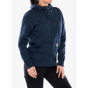 Bluza damska Carhartt Clarksburg Zip Sweatshirt. Niebieskie bluzy CARHARTT, xs, bez wzorów, bez kaptura. Za 277,99 zł.