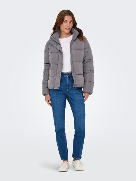 ONLY Kurtka pikowana w kolorze szarym rozmiar: S. Szare kurtki ONLY, s, bez wzorów, bez kaptura. Za 158,47 zł.
