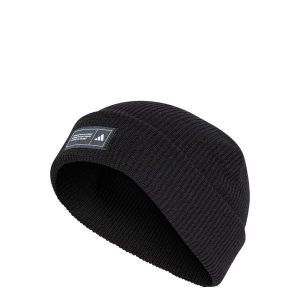 Czapka typu beanie Essentials Cuffed. Białe czapki ADIDAS, bez wzorów, z dzianiny, sportowe. W wyprzedaży za 58,47 zł.