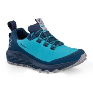 Buty trekkingowe damskie Haglöfs L.I.M FH GTX Low. Niebieskie buty trekkingowe Haglöfs, bez zapięcia. W wyprzedaży za 539,70 zł.