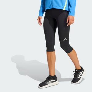 Legginsy ADI365 Running Climacool 3/4. Czarne legginsy ADIDAS, bez wzorów. Za 259,00 zł.