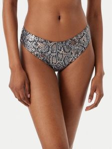 Selmark Dół od bikini BO502 Szary ciemny. Szare bikini Selmark, bez wzorów, z syntetyku. Za 219,99 zł.