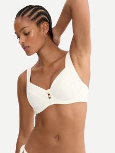 Triumph Góra od bikini Summer Dune W 01 10226487 Kremowy. Białe bikini Triumph, bez wzorów, z syntetyku. Za 179,99 zł.