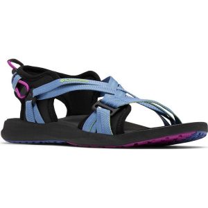 Sandały Turystyczne Damskie Columbia Sandal. Czarne buty trekkingowe Columbia, bez zapięcia. Za 224,99 zł.