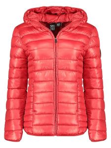 Geographical Norway Kurtka pikowana "Annecy" w kolorze czerwonym rozmiar: L. Czerwone kurtki Geographical Norway, l, bez wzorów, bez kaptura. Za 105,14 zł.