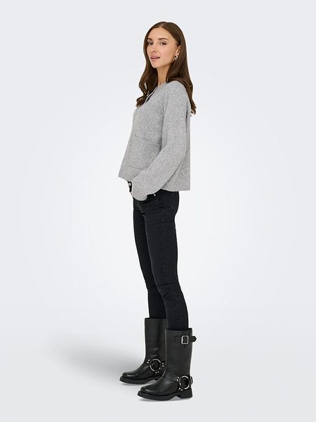 ONLY Kardigan w kolorze szarym rozmiar: M. Szare kardigany ONLY, m, bez wzorów, ze splotem, bez ramiączek. Za 109,26 zł.