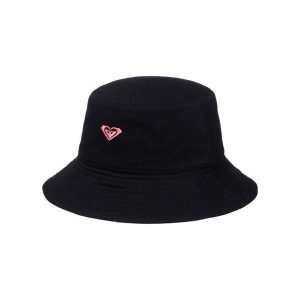 Kapelusz bucket dla Kobiety JASMINE PARADISE Czarny. Czarne kapelusze Roxy, bez wzorów, z bawełny. Za 129,99 zł.