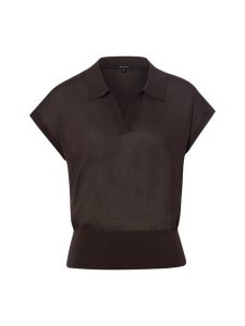 Opus koszula z dzianiny - Posara Kobiety brązowy, 36. Brązowe koszule Opus, bez wzorów, z dzianiny, bez kołnierzyka, bez ramiączek. Za 229,95 zł.