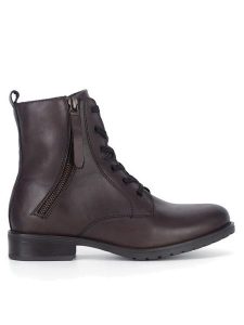 Lasocki Trzewiki WI16-CORA-16 Brązowy. Brązowe botki Lasocki, bez wzorów, ze skóry, bez obcasa, na płaskiej podeszwie, bez zapięcia. Za 259,99 zł.