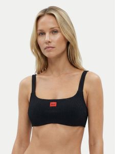 HUGO Góra od bikini 50555695 Czarny. Czarne bikini Hugo, bez wzorów, z syntetyku. Za 259,99 zł.