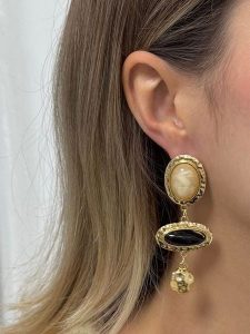 Heliophilia Pozłacane kolczyki-wkrętki rozmiar: onesize. Brązowe kolczyki Heliophilia, pozłacane. Za 86,99 zł.