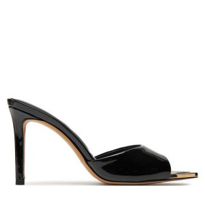 Klapki Aldo. Czarne klapki ALDO, bez wzorów, bez obcasa. Za 379,99 zł.