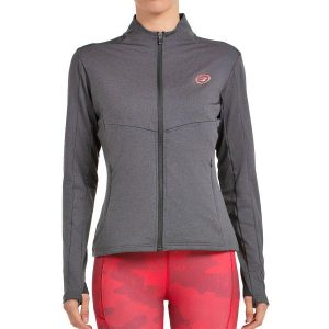 Bullpadel Women's Sweatshirt Enif. Szare kurtki BULLPADEL, s, bez wzorów, bez kaptura. W wyprzedaży za 203,50 zł.