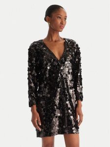 ACCESS FASHION Sukienka koktajlowa 54-3014-406 Czarny Regular Fit. Czarne sukienki ACCESS FASHION, m, bez wzorów, z syntetyku, wizytowe, bez kołnierzyka, bez ramiączek. Za 609,99 zł.