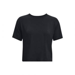 Koszulka treningowa damska Under Armour Motion Ss. Brązowe bluzki Under Armour, m, bez wzorów, sportowe, bez kołnierzyka, bez ramiączek. Za 268,00 zł.