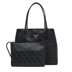 Torebka Guess. Szare shopper bag Guess, z aplikacjami, bez dodatków. Za 679,99 zł.