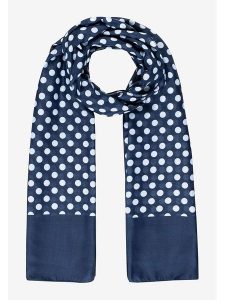 More & More Szal w kolorze granatowym - 180 x 70 cm rozmiar: onesize. Niebieskie szaliki More & More, bez wzorów, z materiału. Za 74,28 zł.