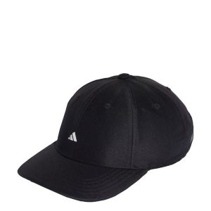 Czapka damska adidas Satin Baseball. Czarne czapki ADIDAS, bez wzorów, z materiału, eleganckie. Za 74,99 zł.