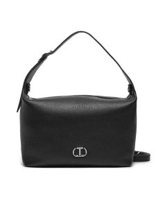 TWINSET Torebka Tracolla 242TB7012 Czarny. Czarne torebki klasyczne Twinset, bez wzorów, ze skóry, bez dodatków. Za 649,99 zł.