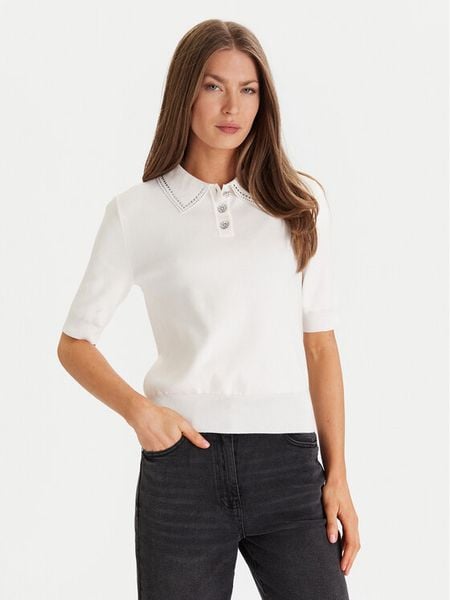 Morgan Sweter 252-MAP Écru Regular Fit. Swetry klasyczne Morgan, s, z syntetyku, bez kołnierzyka. Za 149,99 zł.