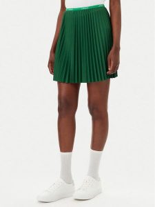 Lacoste Spódnica plisowana JF1403 Zielony Regular Fit. Zielone spódnice Lacoste, xs, bez wzorów, z syntetyku. Za 379,99 zł.