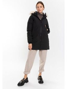 Northwood Parka "Nina" w kolorze czarnym rozmiar: S. Czarne płaszcze Northwood, s, bez wzorów, bez kaptura. Za 217,99 zł.