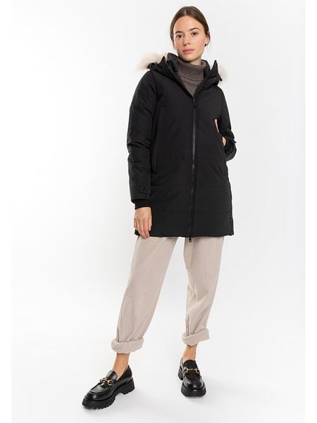 Northwood Parka "Nina" w kolorze czarnym rozmiar: M. Czarne płaszcze Northwood, m, bez wzorów, bez kaptura. Za 261,67 zł.