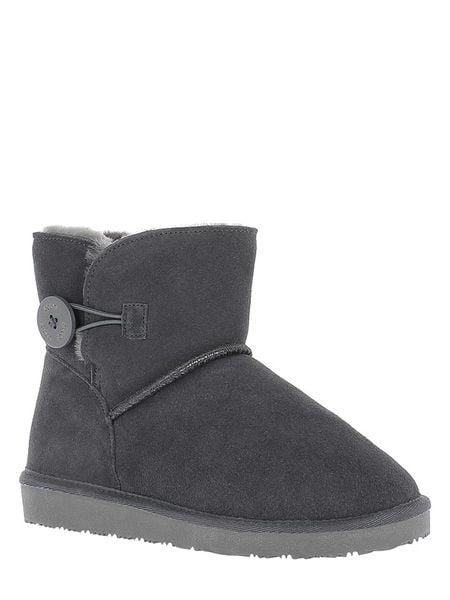 Gooce Skórzane botki zimowe "Crestone" w kolorze antracytowym rozmiar: 37. Czarne botki Gooce, na zimę, bez wzorów, ze skóry, bez obcasa, bez zapięcia. Za 173,60 zł.