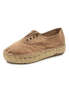 Natural world Espadryle w kolorze jasnobrązowym rozmiar: 41. Brązowe espadryle Natural World, bez wzorów, bez obcasa. Za 130,99 zł.
