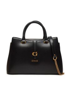 Guess Torebka Kuba (VA) HWVA93 29060 Czarny. Czarne torebki klasyczne Guess, z aplikacjami, ze skóry, bez dodatków. Za 659,99 zł.