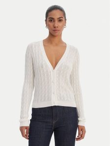 Fracomina Kardigan FR26ST8023K547R9 Écru Regular Fit. Kardigany Fracomina. Za 559,99 zł.