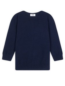 AUTHENTIC CASHMERE Kaszmirowy sweter "Estaris" w kolorze granatowym rozmiar: L. Niebieskie swetry oversize AUTHENTIC CASHMERE, l, bez wzorów, z kaszmiru, bez ramiączek. Za 369,99 zł.