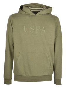 U.S. Polo Assn. Spodnie dresowe w kolorze khaki rozmiar: L. Brązowe spodnie dresowe U.S. Polo Assn., l, bez wzorów, z bawełny. Za 175,45 zł.