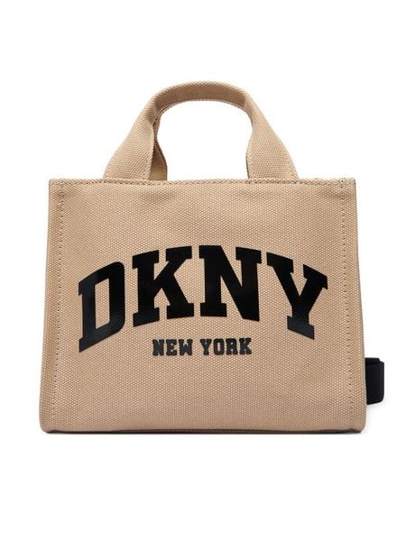 DKNY Torebka R41AOC80 Khaki. Brązowe torebki klasyczne DKNY, bez wzorów, z materiału, bez dodatków. Za 439,99 zł.