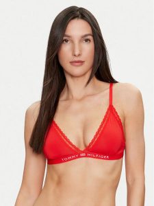 Tommy Hilfiger Biustonosz braletka UW0UW04242 Czerwony. Czerwone biustonosze TOMMY HILFIGER, bez wzorów, z syntetyku. Za 99,99 zł.
