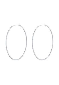 Elli Damskie kolczyki kreole Basic filigranowe ze srebra próby 925 Sterling Silver Kolczyki koła 1 ct. Szare kolczyki Elli, srebrne. Za 168,99 zł.