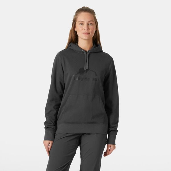Bluza damska z kapturem Helly Hansen Nord Graphic. Brązowe bluzy Helly Hansen, bez wzorów, z kapturem. Za 372,00 zł.