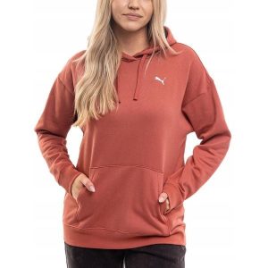 Bluza Damska PUMA Dresowa z Kapturem Sportowa Kangurka Bawełna roz. XXL. Czerwone bluzy Puma, xxl, bez wzorów, z bawełny, z kapturem. Za 171,00 zł.