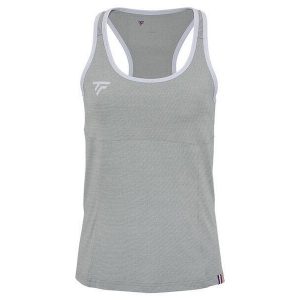 Damski tank top Tecnifibre Team Top. Szare topy TECNIFIBRE, bez wzorów, eleganckie, bez kołnierzyka, bez ramiączek. Za 200,00 zł.