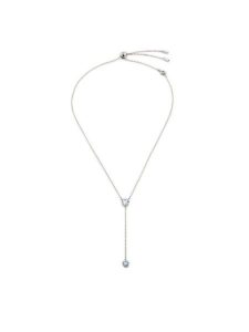 Swarovski Naszyjnik Y Attract 5723571 Srebrny. Szare naszyjniki Swarovski, metalowe. Za 409,99 zł.