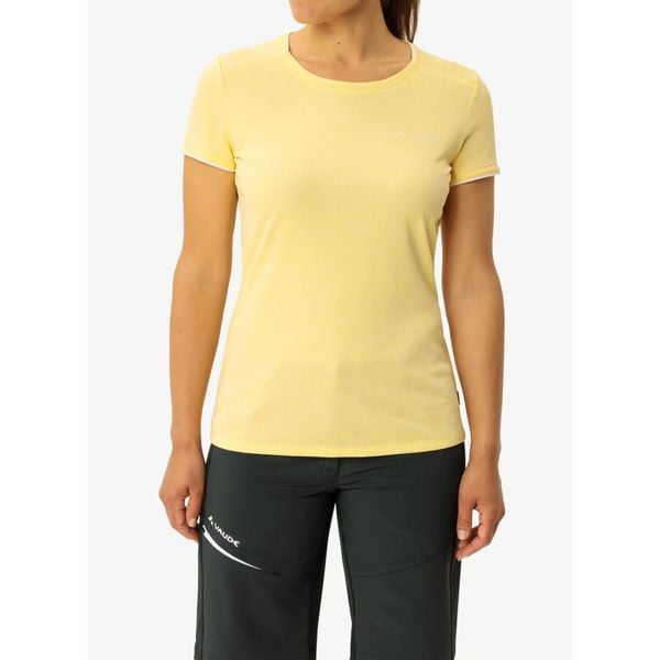 Koszulka szybkoschnąca damska Vaude Essential T-Shirt. Białe koszulki sportowe Vaude, bez wzorów, bez ramiączek. Za 100,99 zł.