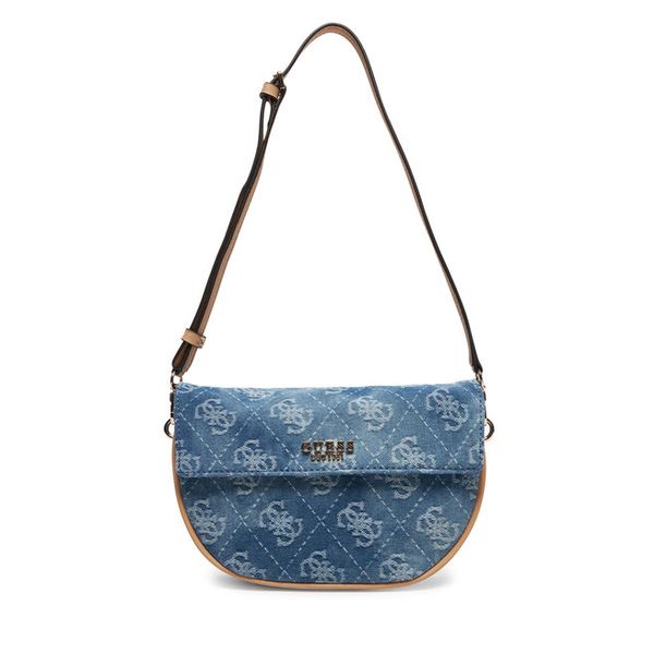 Torebka Guess. Niebieskie torebki klasyczne Guess, z aplikacjami, bez dodatków. Za 329,99 zł.