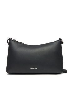 Calvin Klein Torebka K60K612548 Czarny. Czarne torebki klasyczne Calvin Klein, bez wzorów, ze skóry, bez dodatków. Za 419,99 zł.