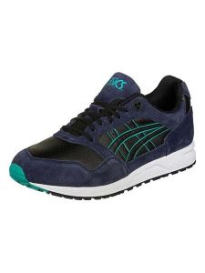 Asics Skórzane sneakersy "Gel Saga" w kolorze granatowym rozmiar: 39. Niebieskie trampki ASICS, bez wzorów, bez zapięcia. Za 228,76 zł.