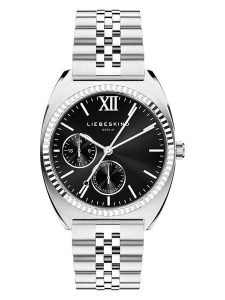 Liebeskind Chronograf w kolorze srebrno-czarnym rozmiar: onesize. Szare, analogowe zegarki Liebeskind. Za 426,06 zł.