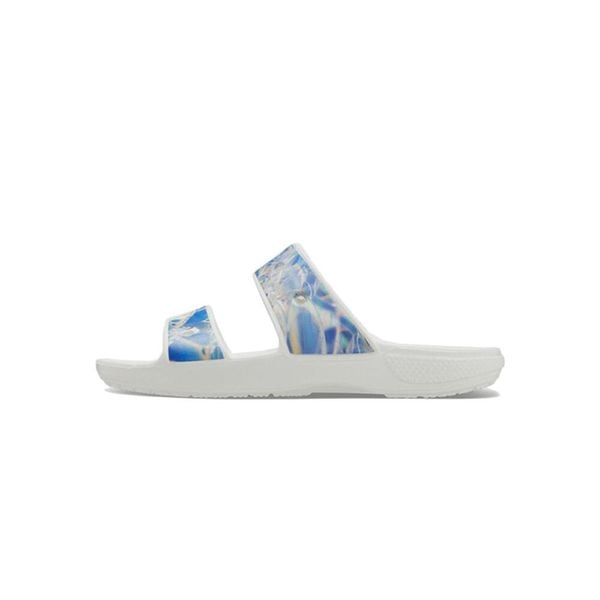 Klapki unisex Crocs Classic Hyperreal Sandal. Klapki Crocs, bez wzorów, z materiału, bez obcasa. Za 242,00 zł.