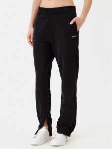 BOSS Spodnie dresowe C_Enna 50531813 Czarny Regular Fit. Czarne spodnie dresowe Boss, l, bez wzorów, z bawełny. Za 249,99 zł.