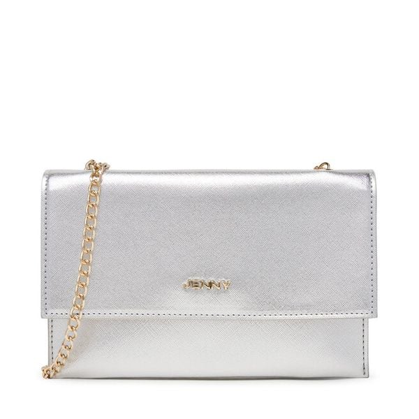 Torebka JENNY. Szare torebki klasyczne Jenny, bez wzorów, bez dodatków. Za 69,99 zł.