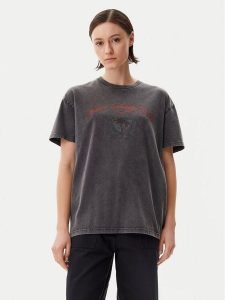 Vans T-Shirt Palm Impresa VN000MCM Czarny Regular Fit. Czarne t-shirty Vans, xs, bez wzorów, z bawełny, bez kołnierzyka, bez ramiączek. Za 129,99 zł.